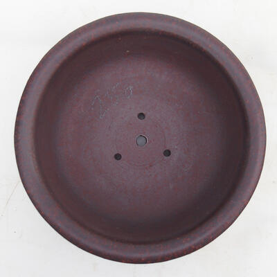 Bonsai miska 14 x 14 x 5 cm, farba hnedočervená - 3