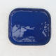 Bonsai miska podmiska H38 - miska 12 x 10 x 5,5 cm, podmiska 12 x 10 x 1 cm, modrá - miska 12 x 10 x 5,5 cm, podmiska 12 x 10 x 1 cm - 3/3