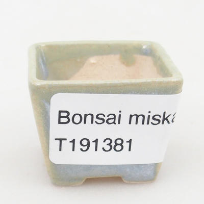 Mini bonsai miska 3,5 x 3,5 x 2,5 cm, farba modrá - 4